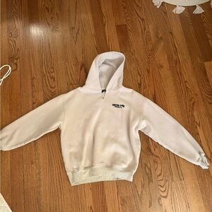 White fox hoodie
